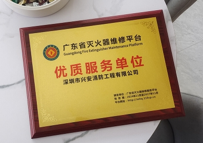 飞极速官网飞极速(中国)荣获广东省灭火器维修服务平台“优质服务单位”荣誉证书