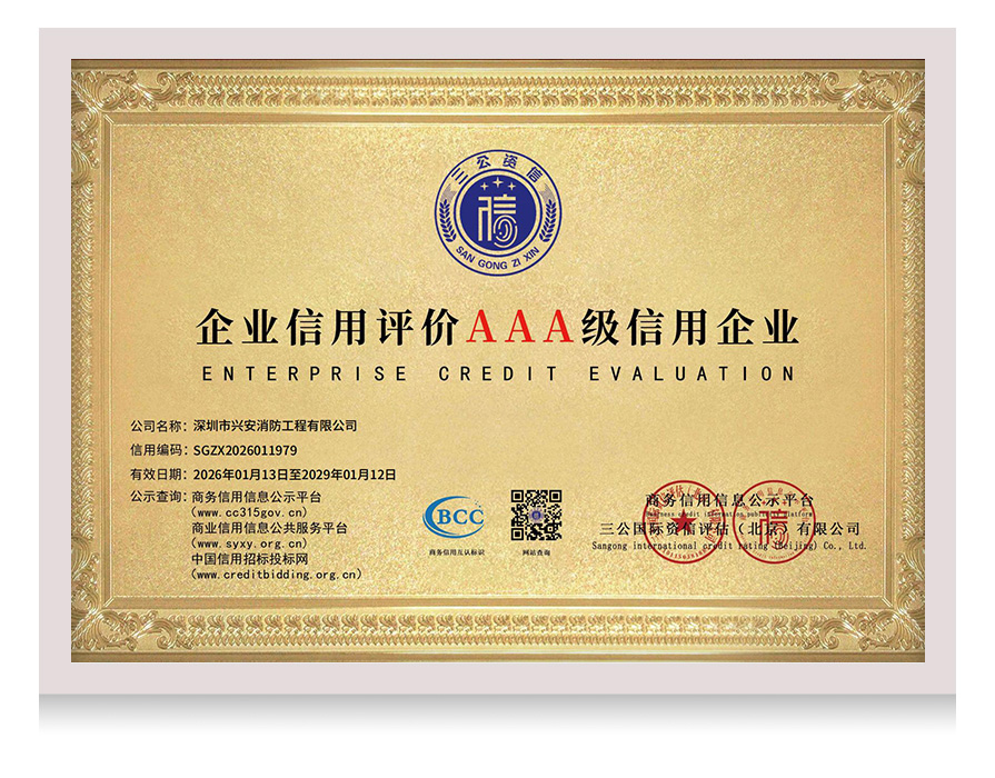AAA级信用单位